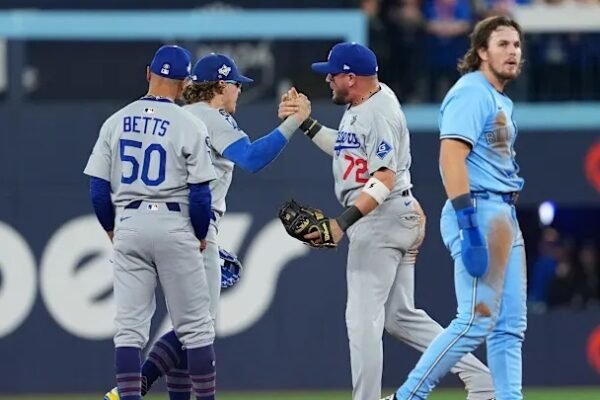 Dodgers vs Toronto Blue Jays Timeline