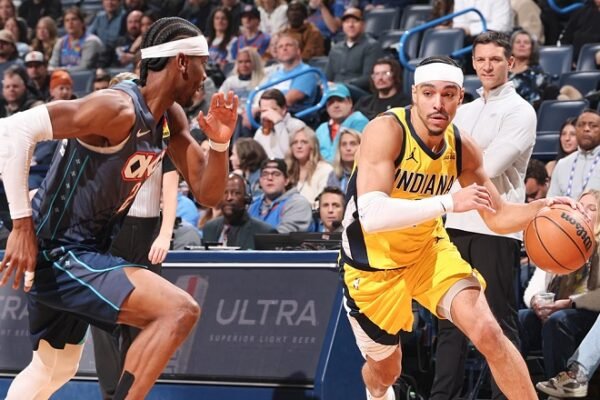 Oklahoma City Thunder vs Indiana Pacers timeline