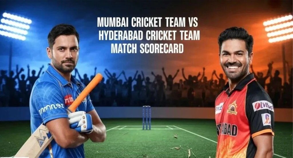 Hyderabad Cricket Team vs Mumbai Cricket Team Match Scorecard