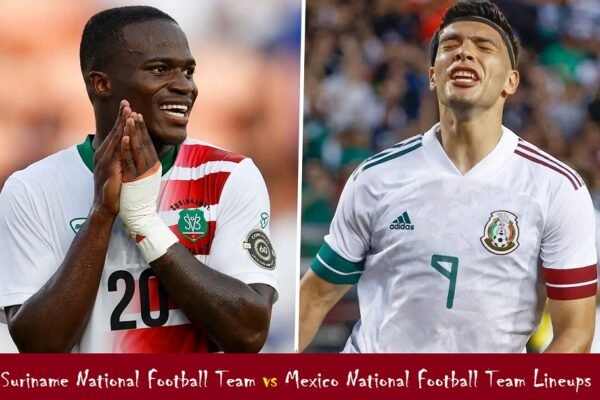 Suriname National Football Team vs Mexico National Football Team Lineups