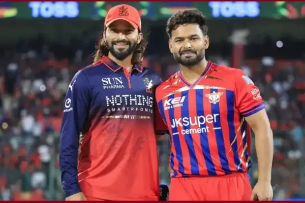 Lucknow Super Giants vs Royal Challengers Bengaluru timeline