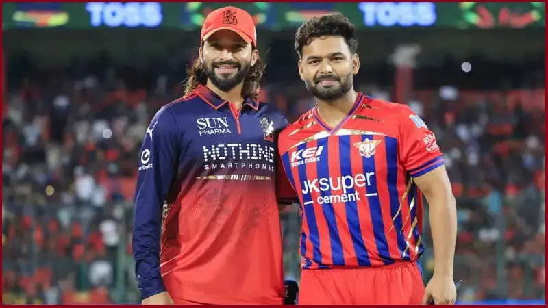 Lucknow Super Giants vs Royal Challengers Bengaluru timeline