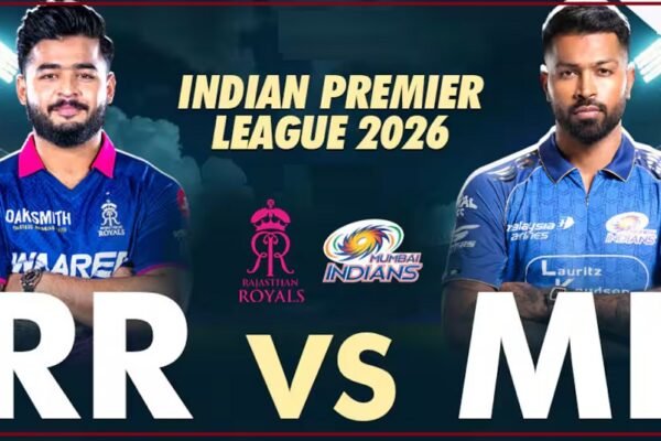 Rajasthan Royals vs Mumbai Indians timeline